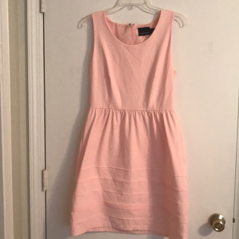 Pink midi dress